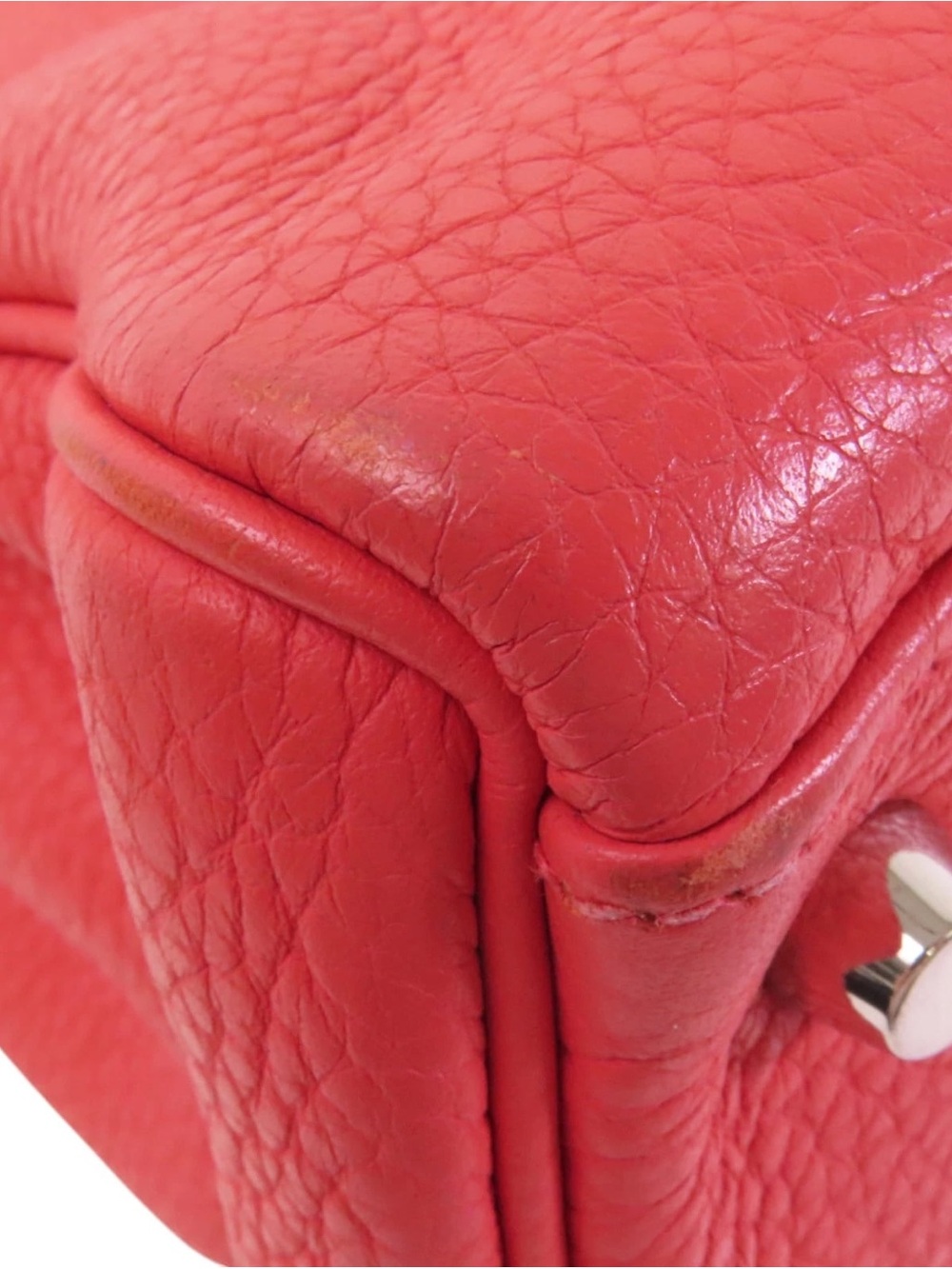 Authentic HERMES KELLY 35 pink clemence leather with strap - Picture 12 of 16